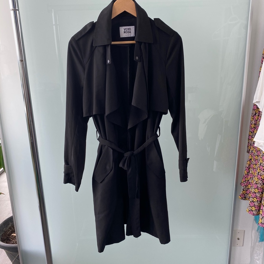 Vero Moda black trench
